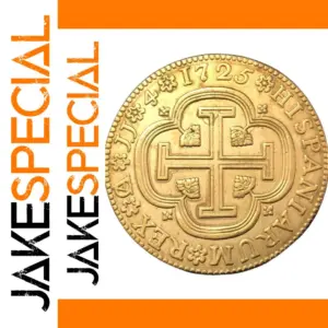1725 Antique Style 4 Escudos Coin Replica
