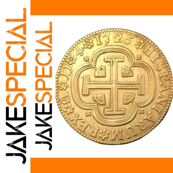 1725 Antique Style 4 Escudos Coin Replica