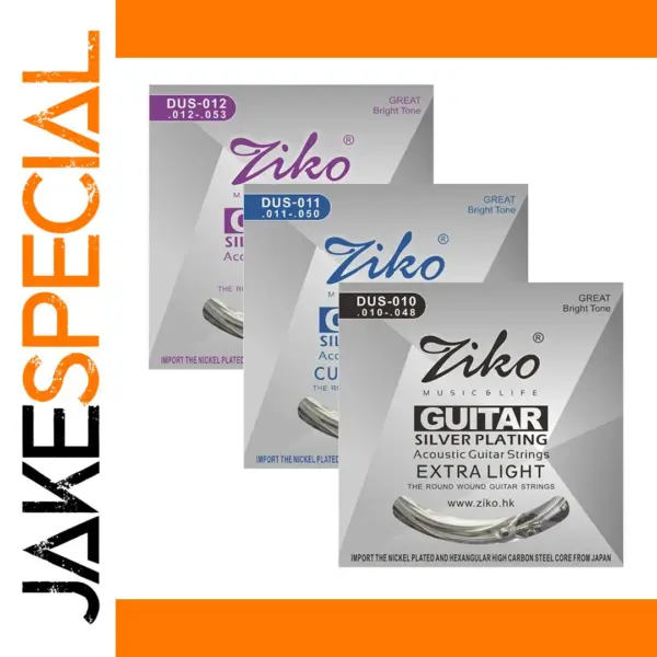 ZIRO DUS Acoustic Guitar Strings Set 010-053