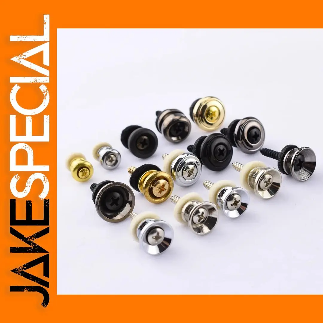 Guitar and Bass Strap Button Pins Set 1 Guitar and Bass Strap Button Pins Set