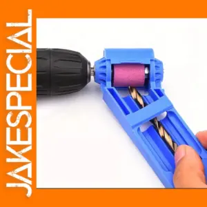 Portable Drill Bit Sharpener with Grinding Wheel