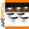 Solar LED Fence Lights Waterproof Outdoor Decor