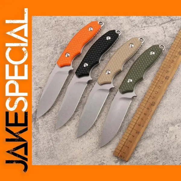 DC53 Steel Fixed Blade Camping Knife G10 Handle