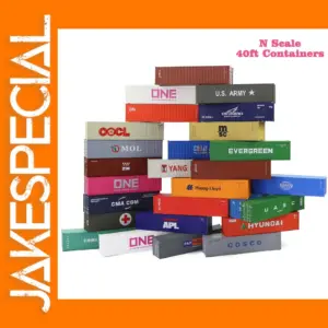3pcs N Scale 1:160 Mixed Model Containers