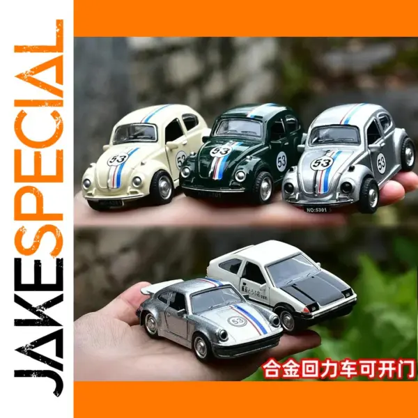 Alloy Pull-Back Beetle Car Toy