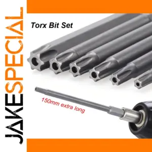 Extra Long Security Torx Screwdriver Set 10 Pcs