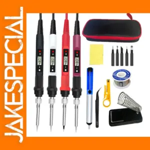 80W Adjustable Digital Soldering Iron Set