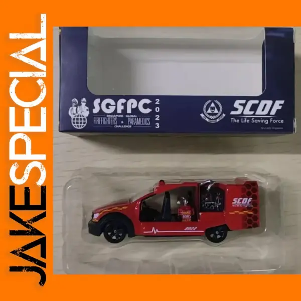 1:64 Scale SCDF Ford Fire Engine Model
