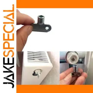 2Pcs Zinc Alloy Radiator Bleed Valve Keys