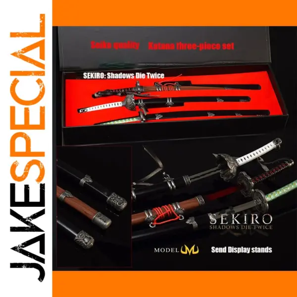 Miniature Toy Katana Set with Display Box