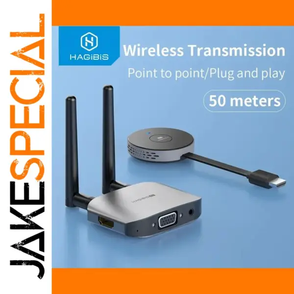 Hagibis 1080P Wireless HDMI Transmitter Receiver