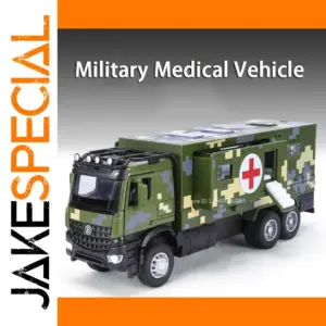 1:32 Military Medical Vehicle Diecast Model Truck