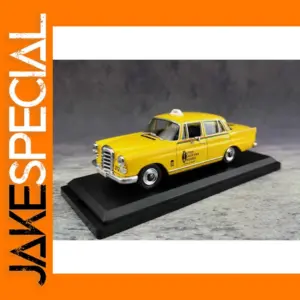 Benz 200D Yellow Taxi Diecast Model 1:43