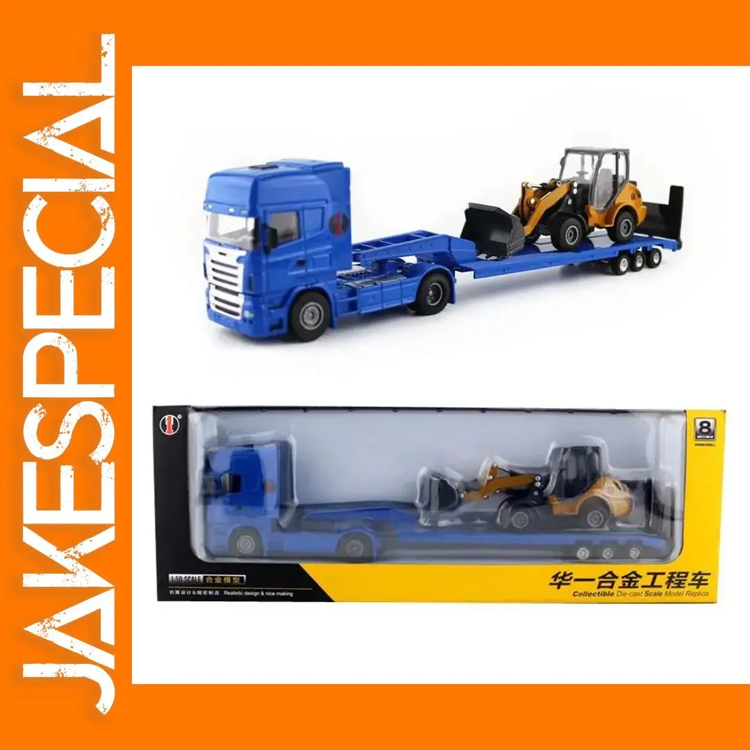 1:50 Scale Flatbed Trailer Model Vehicle 1 1:50 Scale Flatbed Trailer Model Vehicle