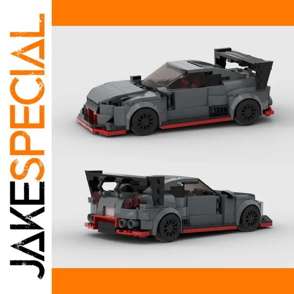 MOC GT-R R35 Racing Car building blocks set