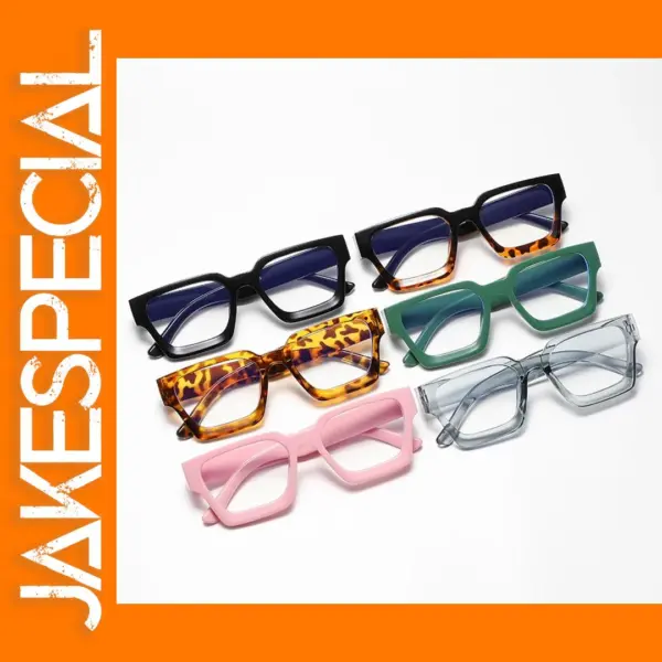 Unisex Square Anti Blue Light Glasses Frame