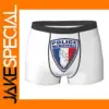 French Police Insignia Boxer Shorts for Men