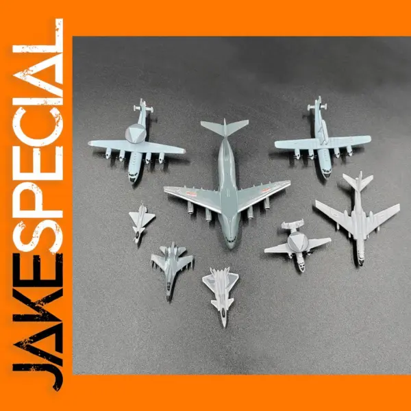 1Set 1/700 Scale Fighter Jet Model Collection