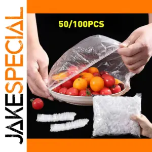 Reusable Food Cover Plastic Wrap 25cm Elastic Edges
