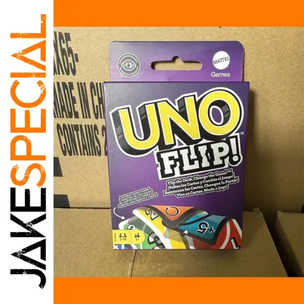 UNO Flip Card Game with Double-Sided Deck