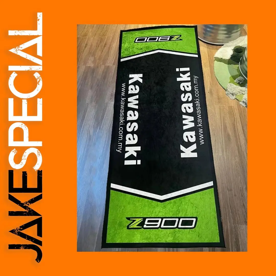 Kawasaki Motorcycle Anti-Slip Display Carpet 1 Kawasaki Motorcycle Anti-Slip Display Carpet