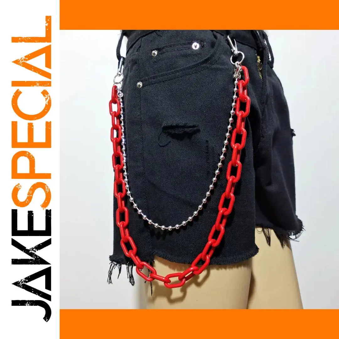 Silver Punk Waist Chain for Women Jeans 1 Silver Punk Waist Chain for Women Jeans