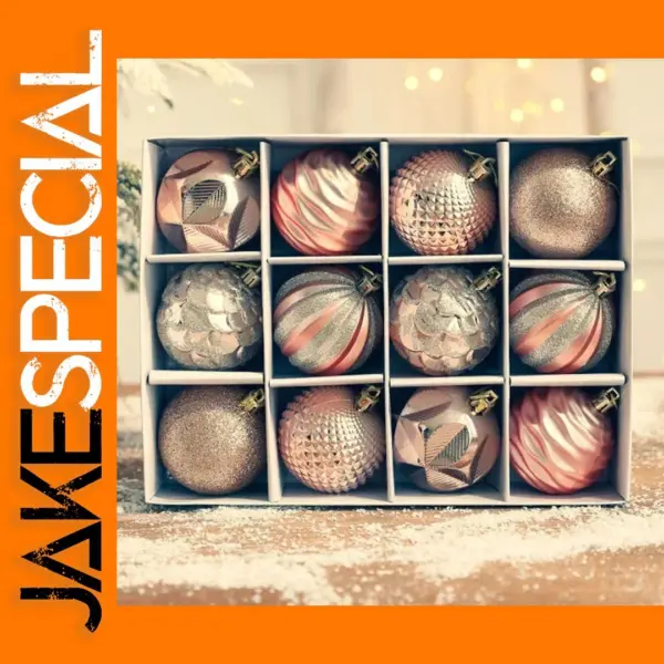 12pcs 6cm Christmas Ball Hanging Decor