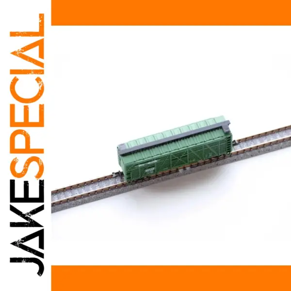 N Scale 1/160 Diecast CATTLE/ONT Boxcar Model