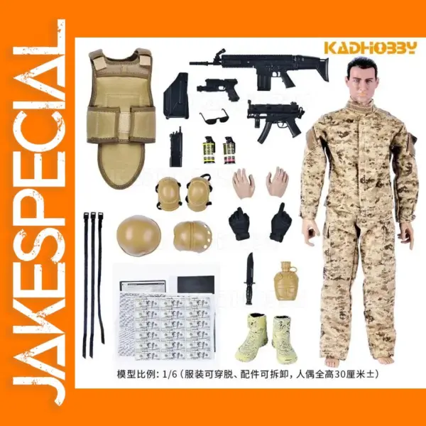 1/6 Scale Military SWAT Action Figure Model