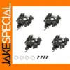 N Scale 1:160 4pcs Roller Bearing Bogies