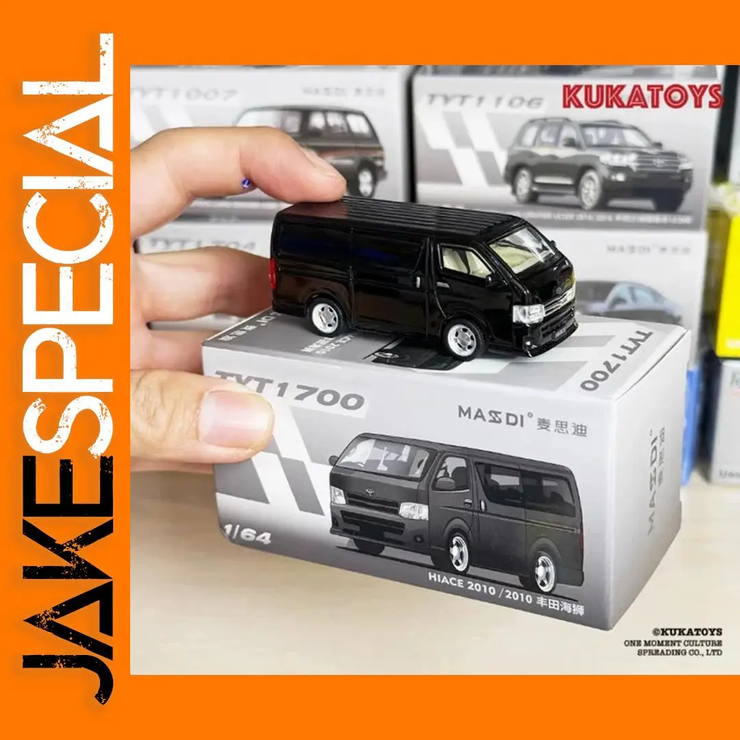 1/64 Scale 2010 Hiace MPV Alloy Model Car 1 1/64 Scale 2010 Hiace MPV Alloy Model Car