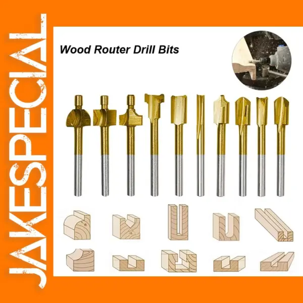 HSS Milling Router Bit for Dremel Tools