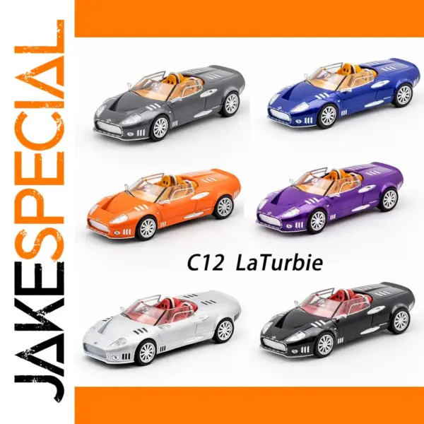 DCT 1/64 Spyker C12 Diecast Model Car