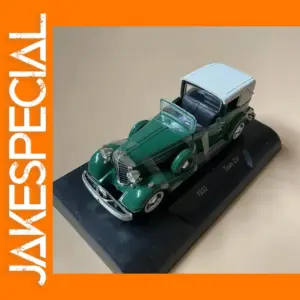 1:32 Scale Diecast Classic Green Vintage Car Model