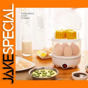 2025 Mini Double-Layer Multi-Functional Egg and Corn Steamer