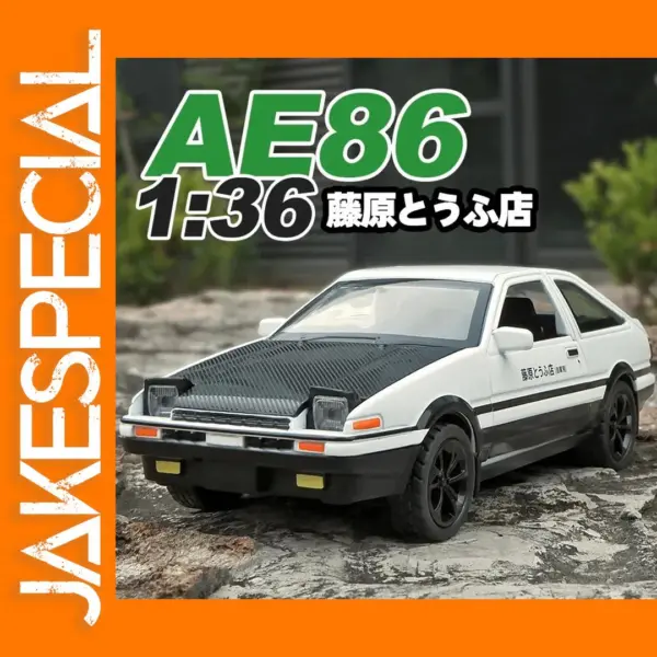 1:36 Diecast Toyota AE86 Model Car