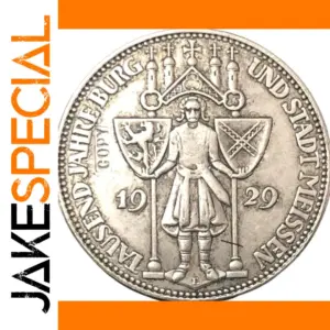 1929 Germany 3 Reichsmark Meissen Replica Coin