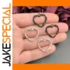 10pcs Thorns Heart Charms for Jewelry Making
