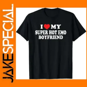 I Love My Emo Boyfriend T-Shirt for Women