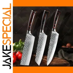 Chef Boning Knife with Coloured Wood Handle