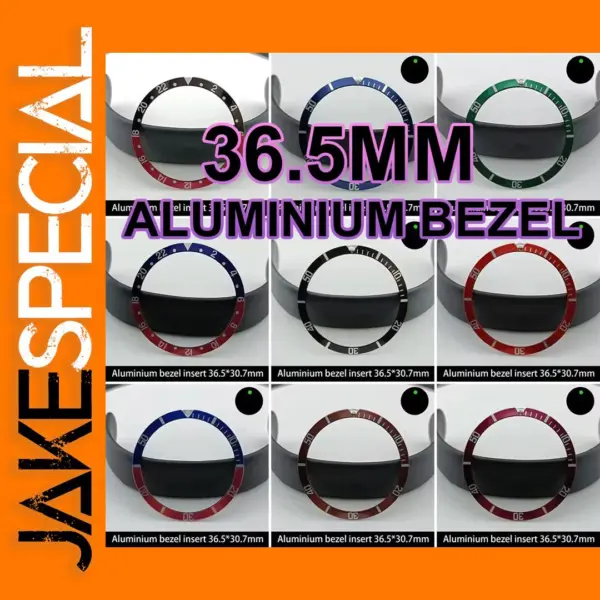 Aluminium Bezel Insert for Watch 36.5mm