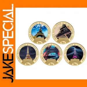 Eiffel Tower Gold Plated Replica Coin