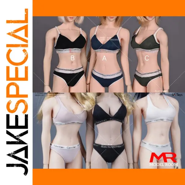 1/6 Scale Model Underwear Set for Action Figures