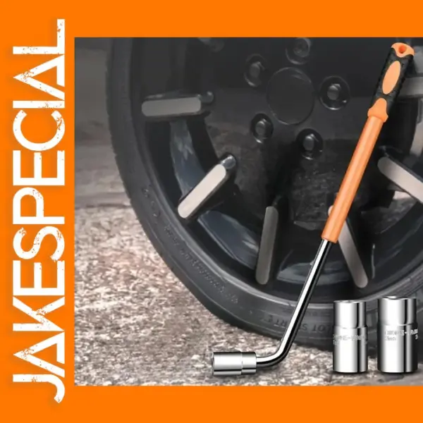 Telescoping Car Tire Wrench Tool Set
