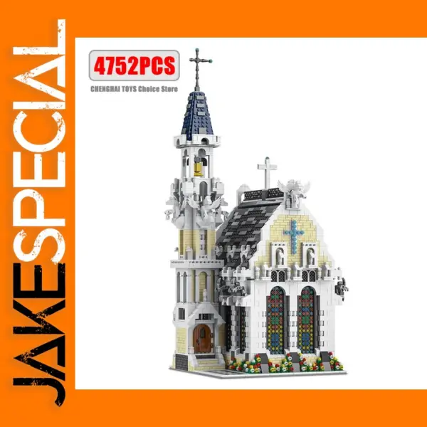 Medieval Church Building Blocks Model 4752 Pieces