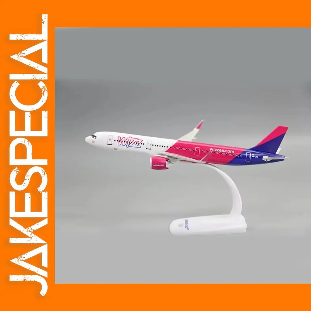 22cm WIZZ AIR Resin Airplane Model Display 1 22cm WIZZ AIR Resin Airplane Model Display