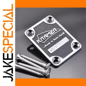Kramer Electric Guitar Neck Plate with Screws