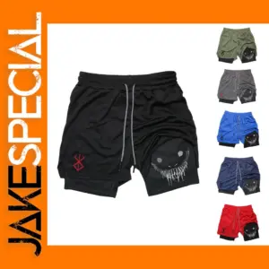 Berserk Anime Men's Summer Running Shorts