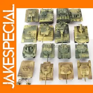 1/72 Plastic WWII Tank Model Kit Set