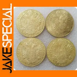 Austria Vintage Replica Gold Silver Coin 40mm